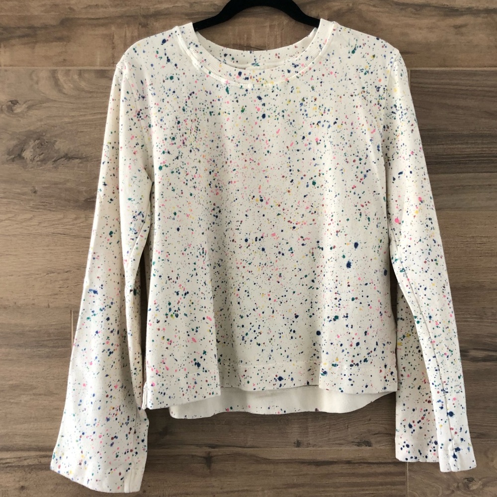 Maeve by Anthropologie Confetti Cream Sweater Size S